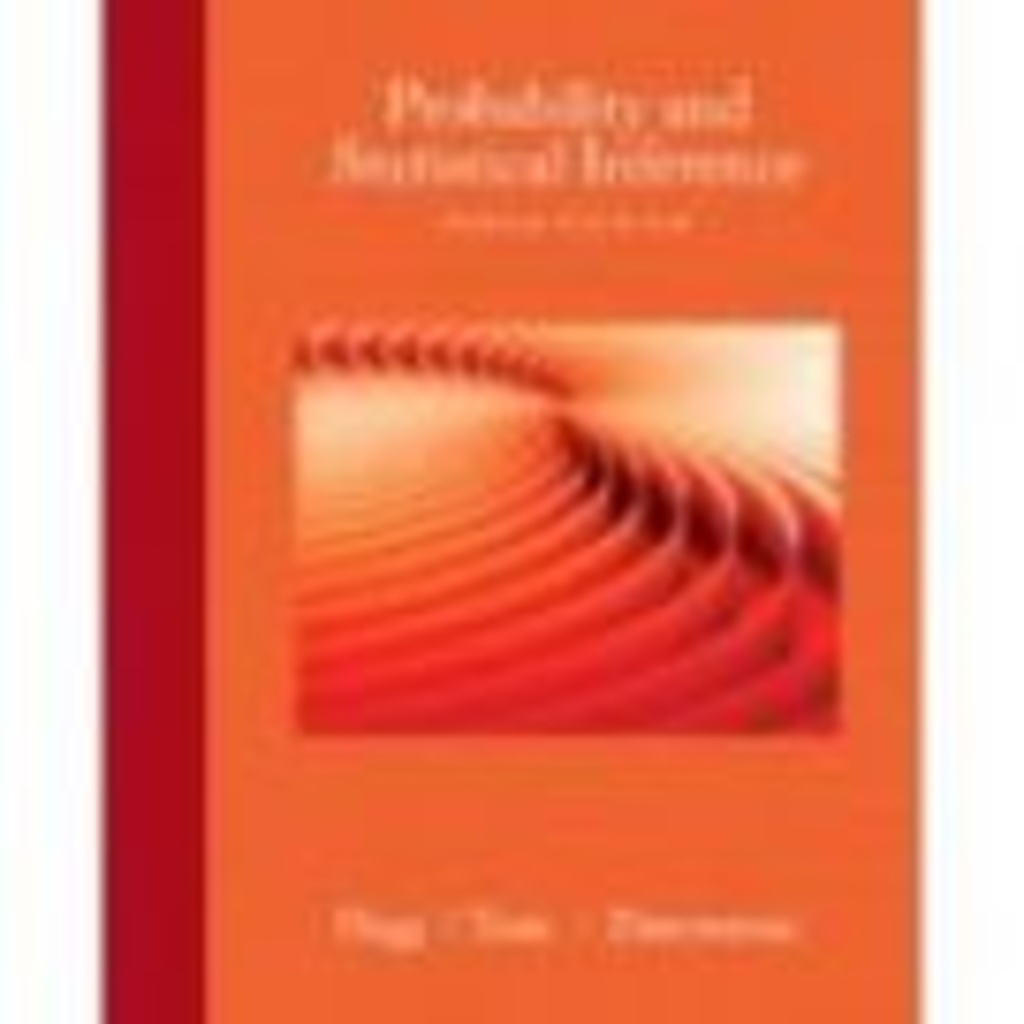 Probability and Statistical Inference (9th Edition) book cover