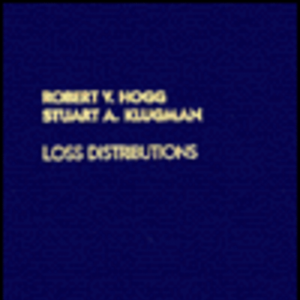 Loss Distributions book cover