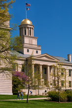 An image of the Old Capitol at the University of Iowa