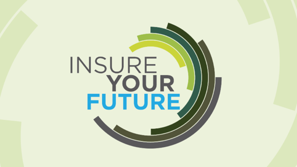 A graphic that says "Insure Your Future." 